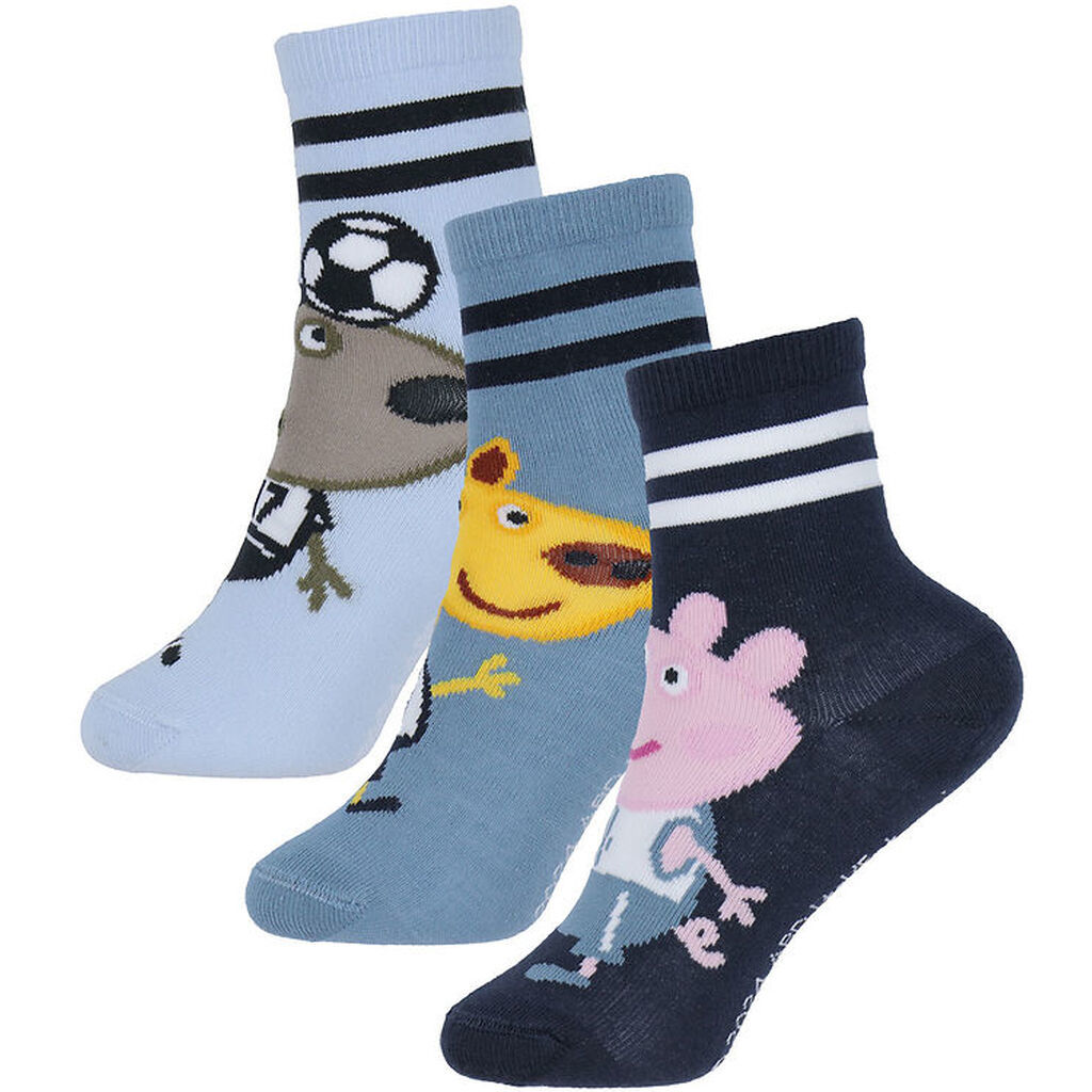 Name It Strømper - 2-pak - NmmMarcelo Peppa - Dark Sapphire