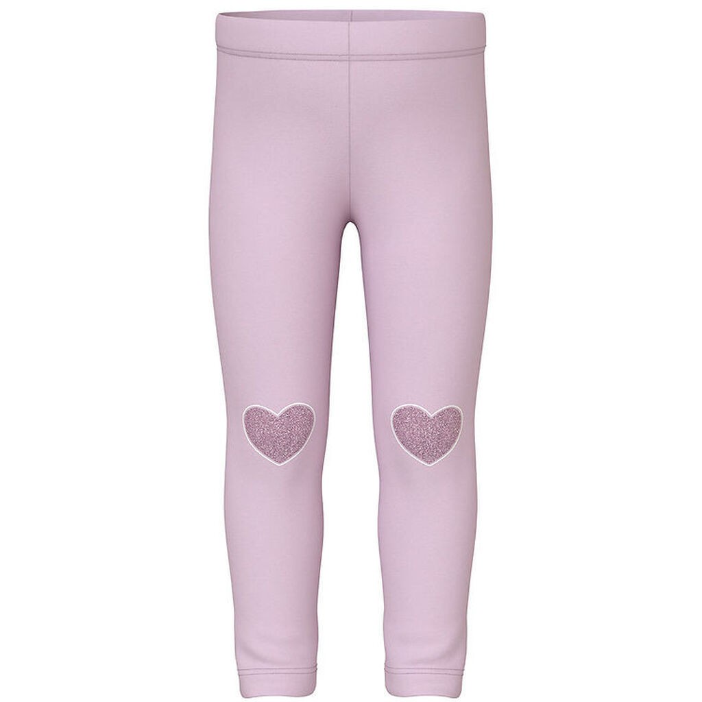 Name It Leggins - NmfDavina - Sweat - Winsome Orchid/Hearts