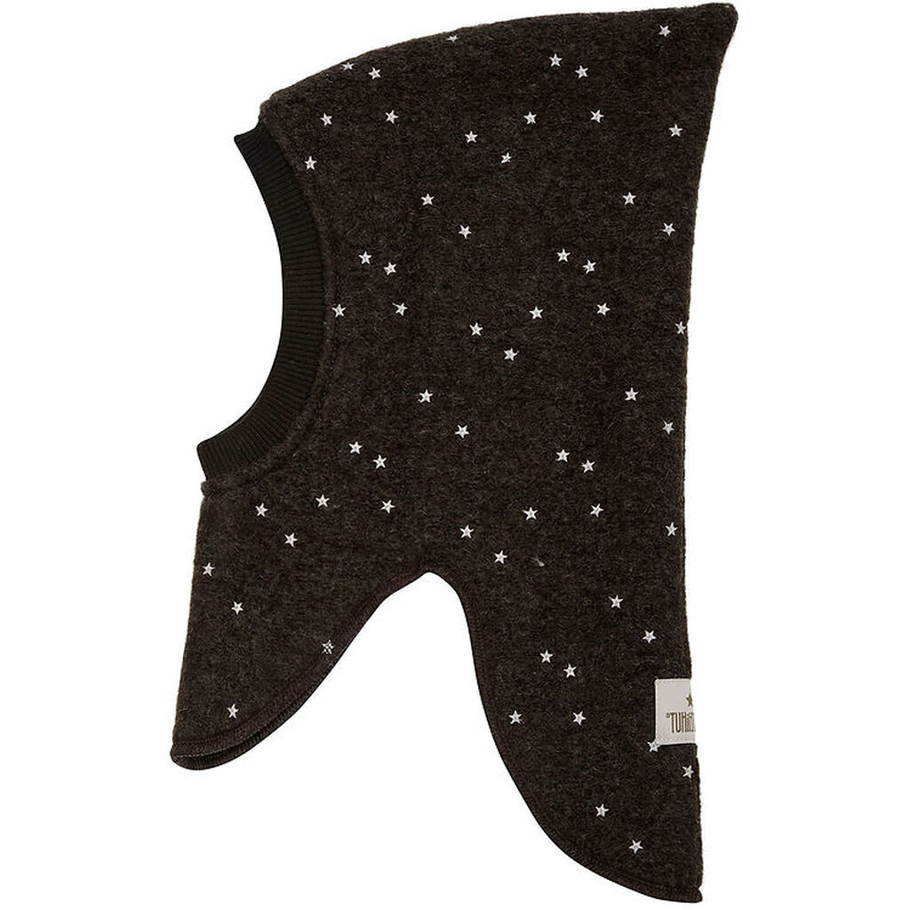 Huttelihut Elefanthue - Uld - 2-lags - Dark Brown Melange