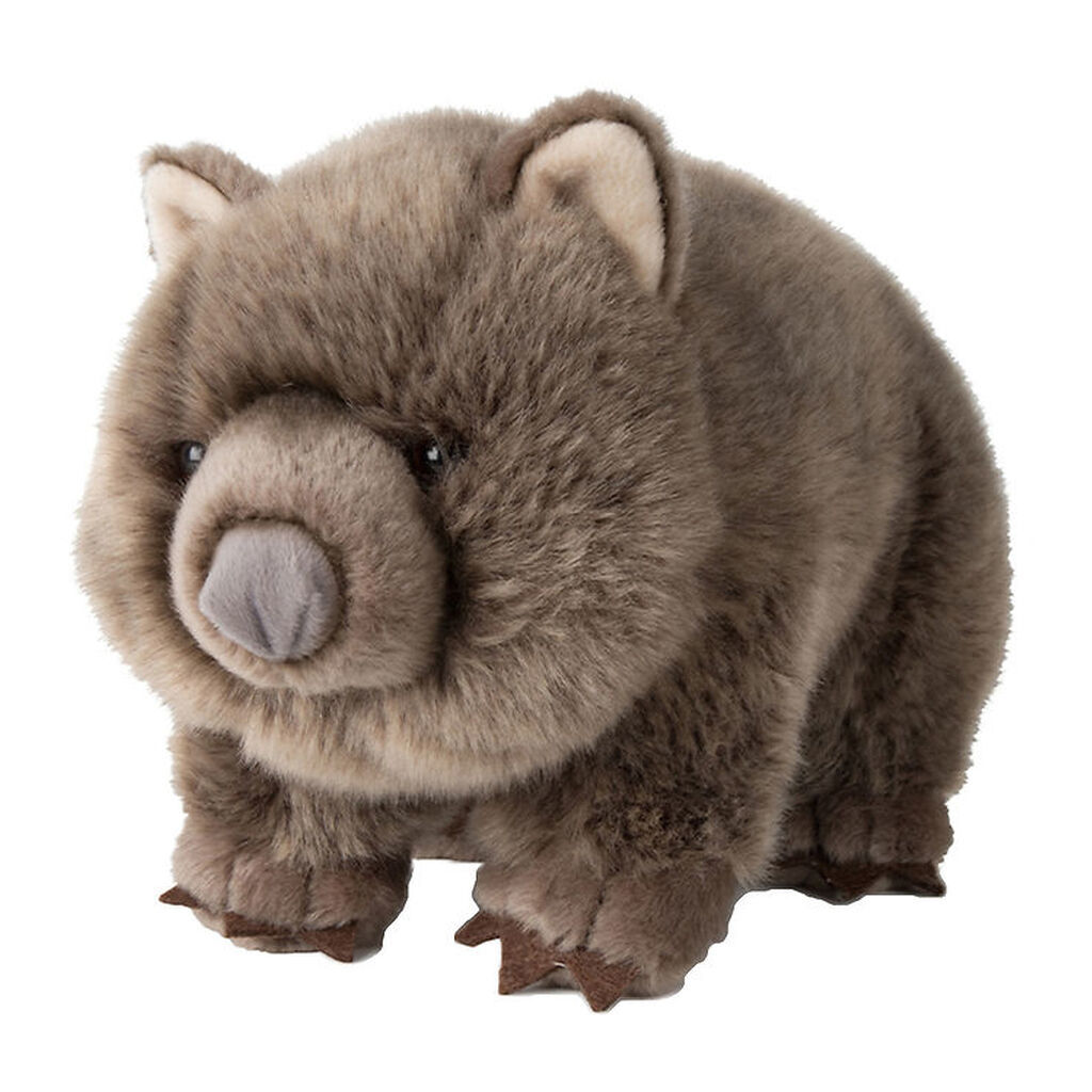 Bon Ton Toys Bamse - 28 cm - WWF Wombat - Sort