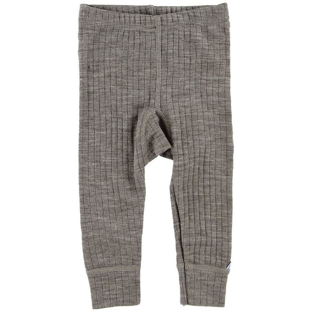 Joha Leggings - Uld - Brunmeleret