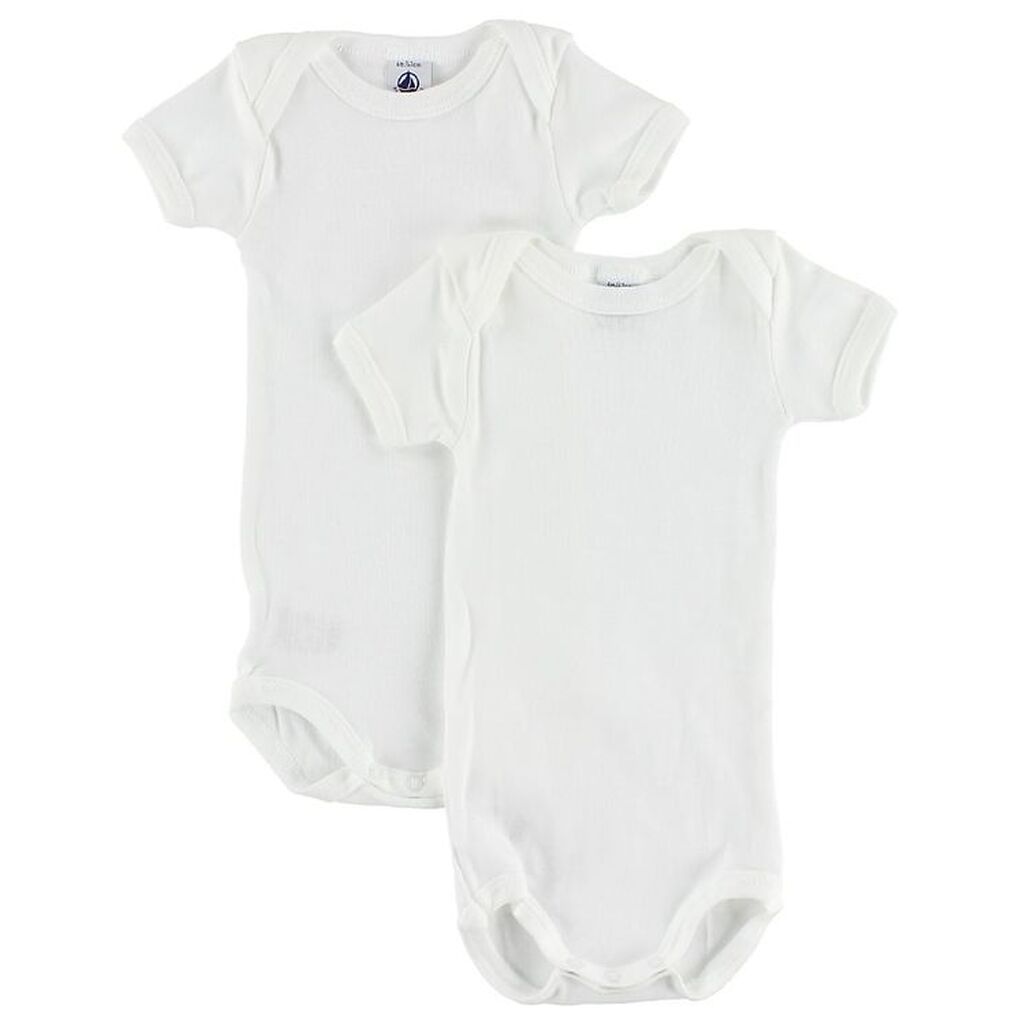Petit Bateau Body k/æ - 2-pak - Hvid
