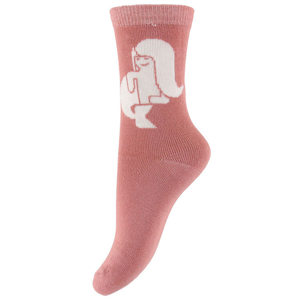 Danefæ Strømper - DaneDanmark - Warm Rose Havfrue