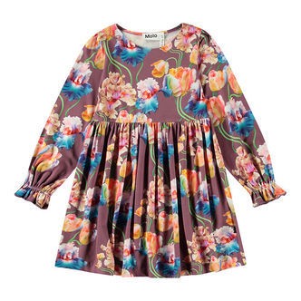Molo Kjole - Camie - Rainbow Tulips