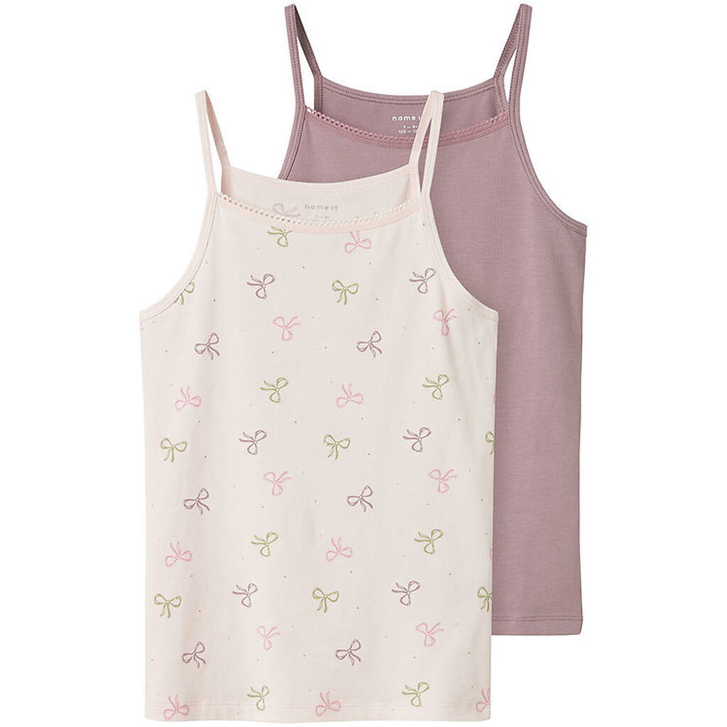 Name It Undertrøjer - Noos - 2-pak - NkfStrap - Barely Pink