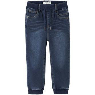 Name It Jeans - Baggy - Fleece - NmmBen - Dark Blue Denim