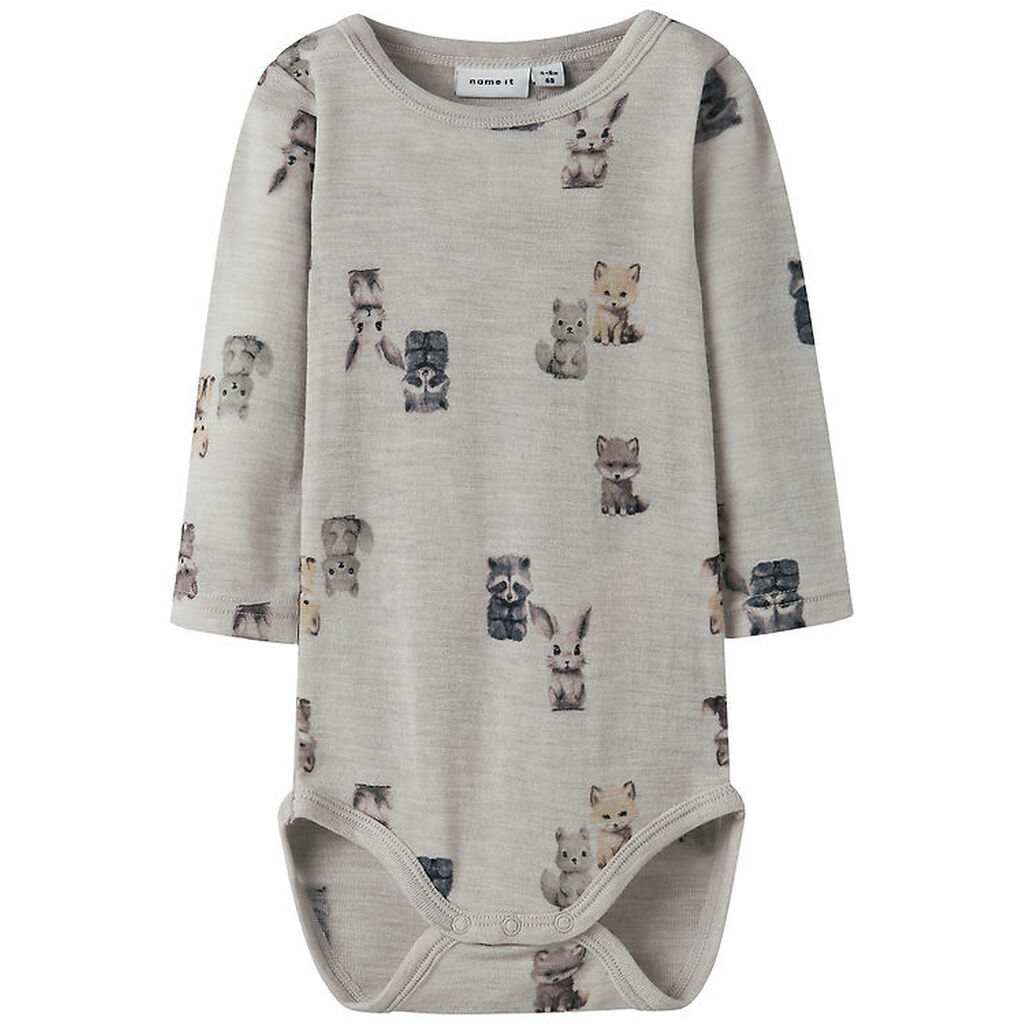 Name It Body l/æ - Uld - NbmWang - Micro Chip/Forest animals