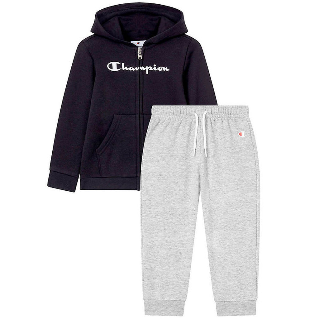 Champion Sweatsæt - Cardigan/Sweatpants - Black Beauty