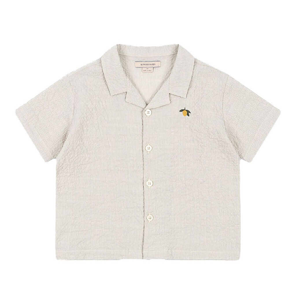 Konges Sløjd Skjorte - Elliot - Quarry Stripe