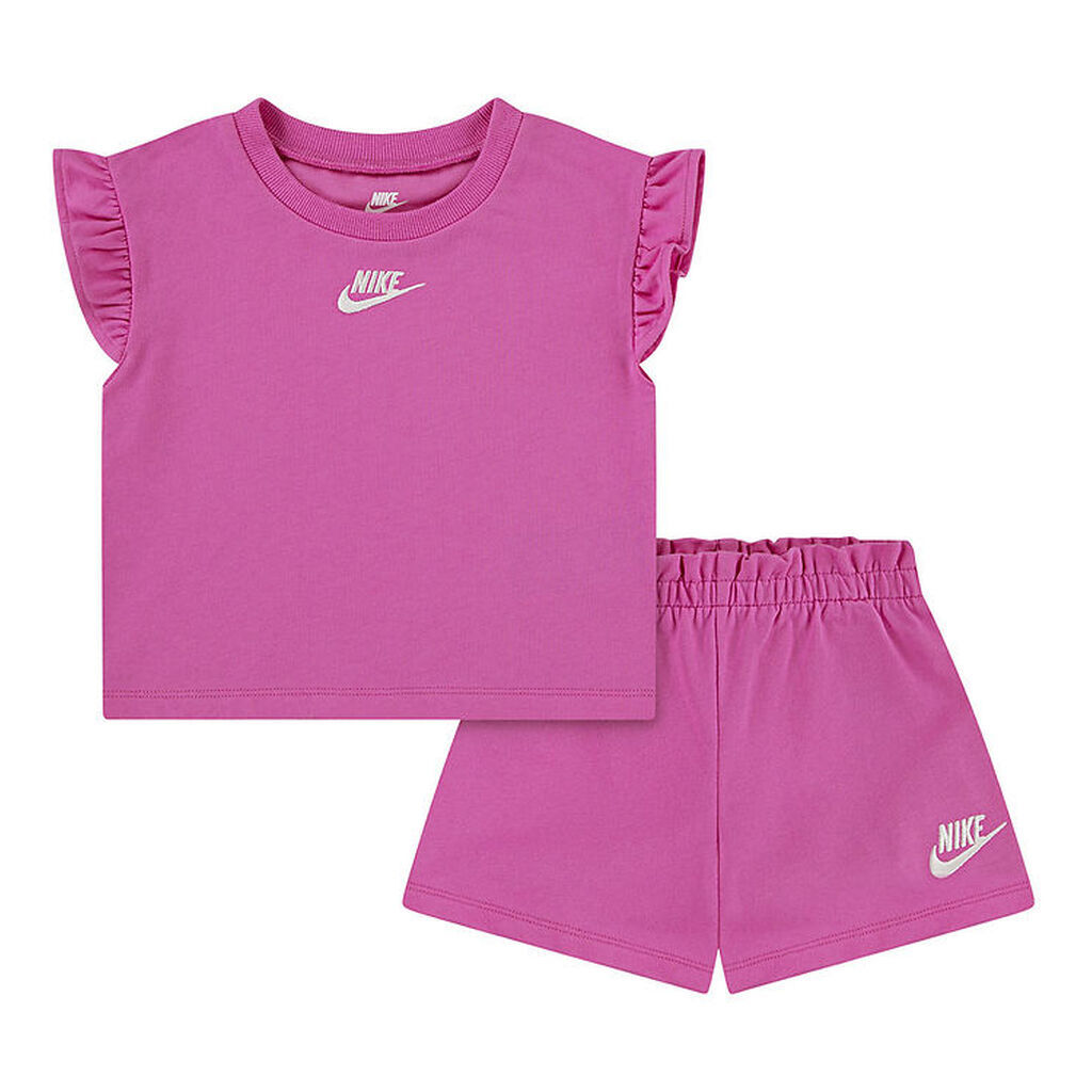 Nike Shortssæt - T-shirt/Shorts - Playful Pink