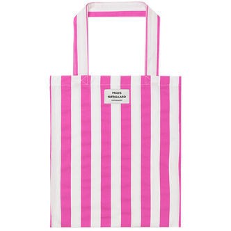Mads Nørgaard Shopper - Atoma - Carmine Rose/White Alyssum