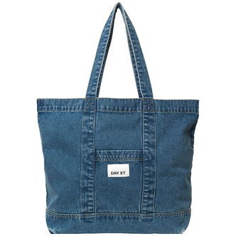 DAY ET Shopper - Washed Denim Bag - Blå
