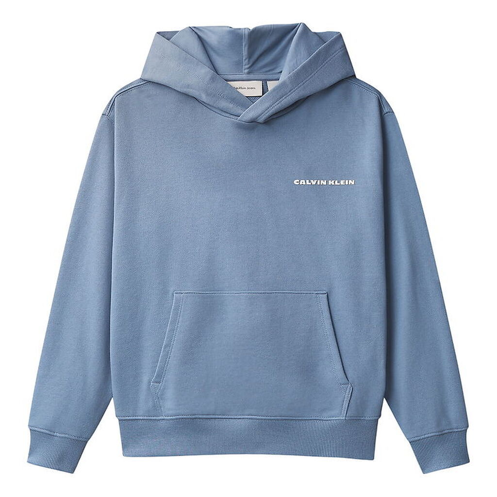 Calvin Klein Hættetrøje - Relaxed - Satin Blue