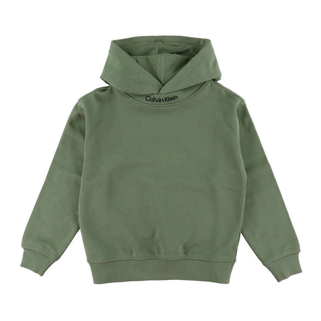 Calvin Klein Hættetrøje - Dusty Olive Green