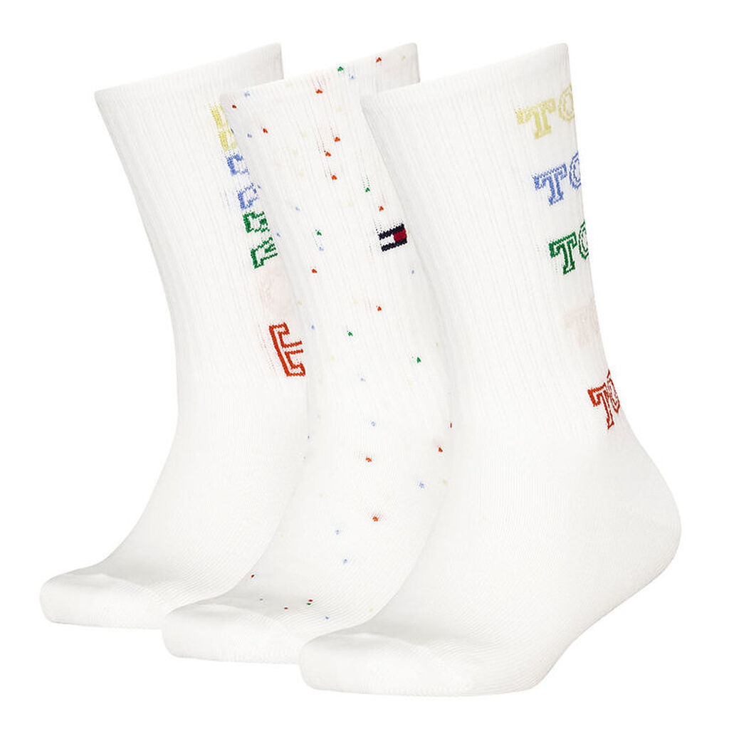 Tommy Hilfiger Strømper - 3-pak - Hvid
