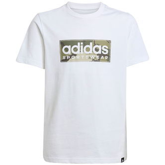 adidas Performance T-Shirt - B CAMO LIN - Hvid