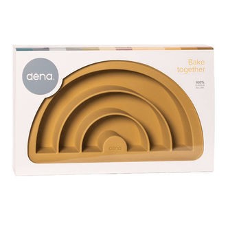 DÃ«na Bageform - Silikone - Rainbow - Mustard