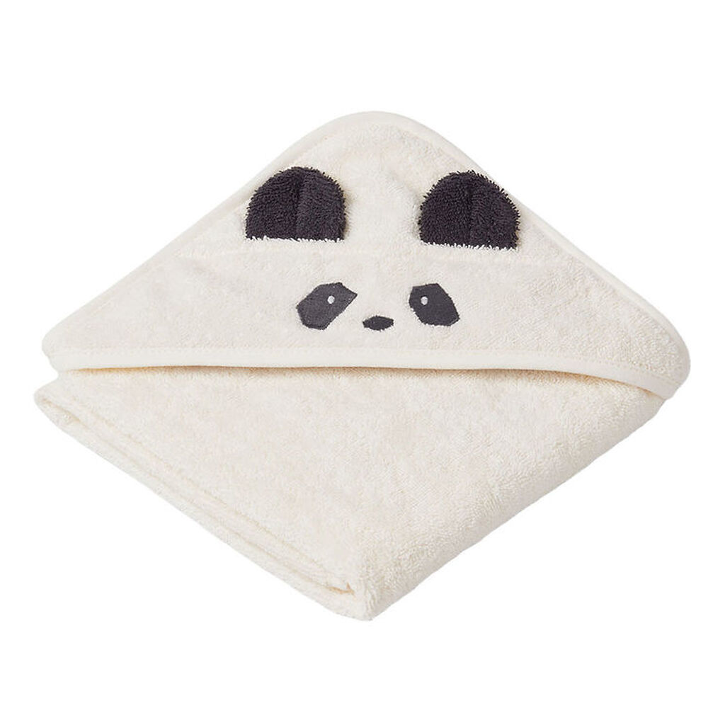Liewood Babyhåndklæde - 70x70 cm - Albert - Panda Creme De