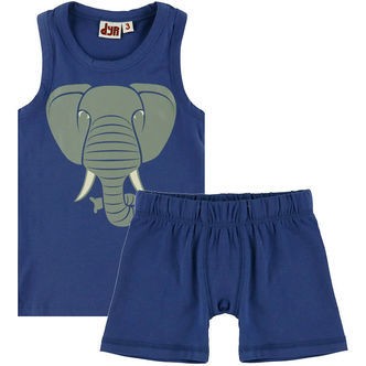 DYR-Cph Undertøj - Dyrbark - Dark Blue m. Elefant