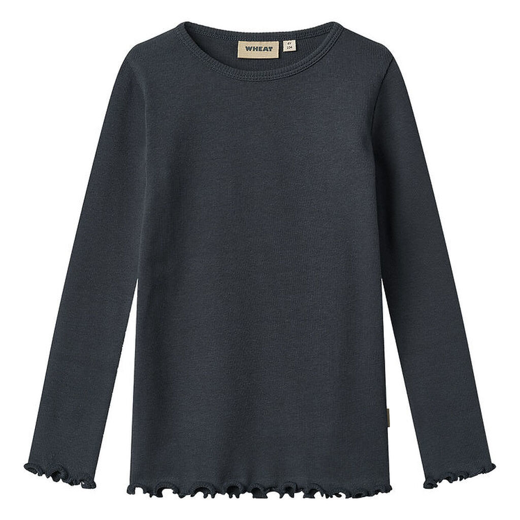 Wheat Bluse - Rib - Ida - Navy