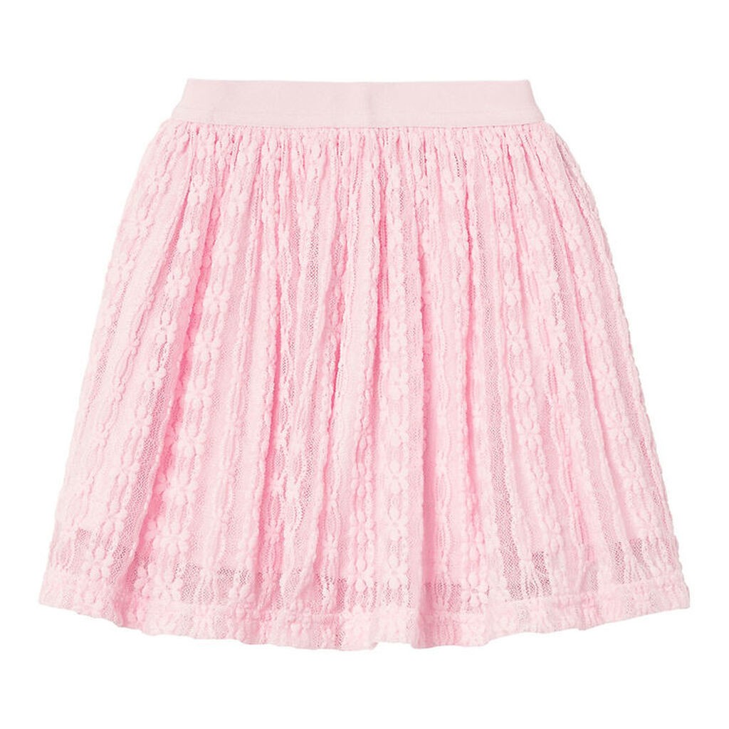 Name It Nederdel - Tyl - NmfFetulla - Parfait Pink m. Blomster