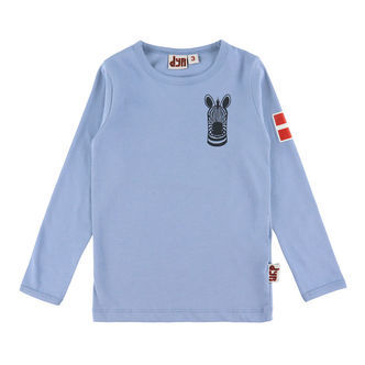 DYR-Cph Bluse - Dyrepasser - Blue Grey Zebra