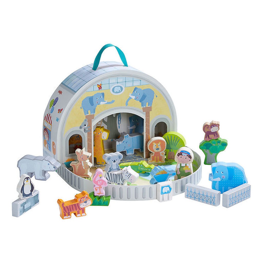 HABA Play World Legetøj - 23 Dele - Zoo