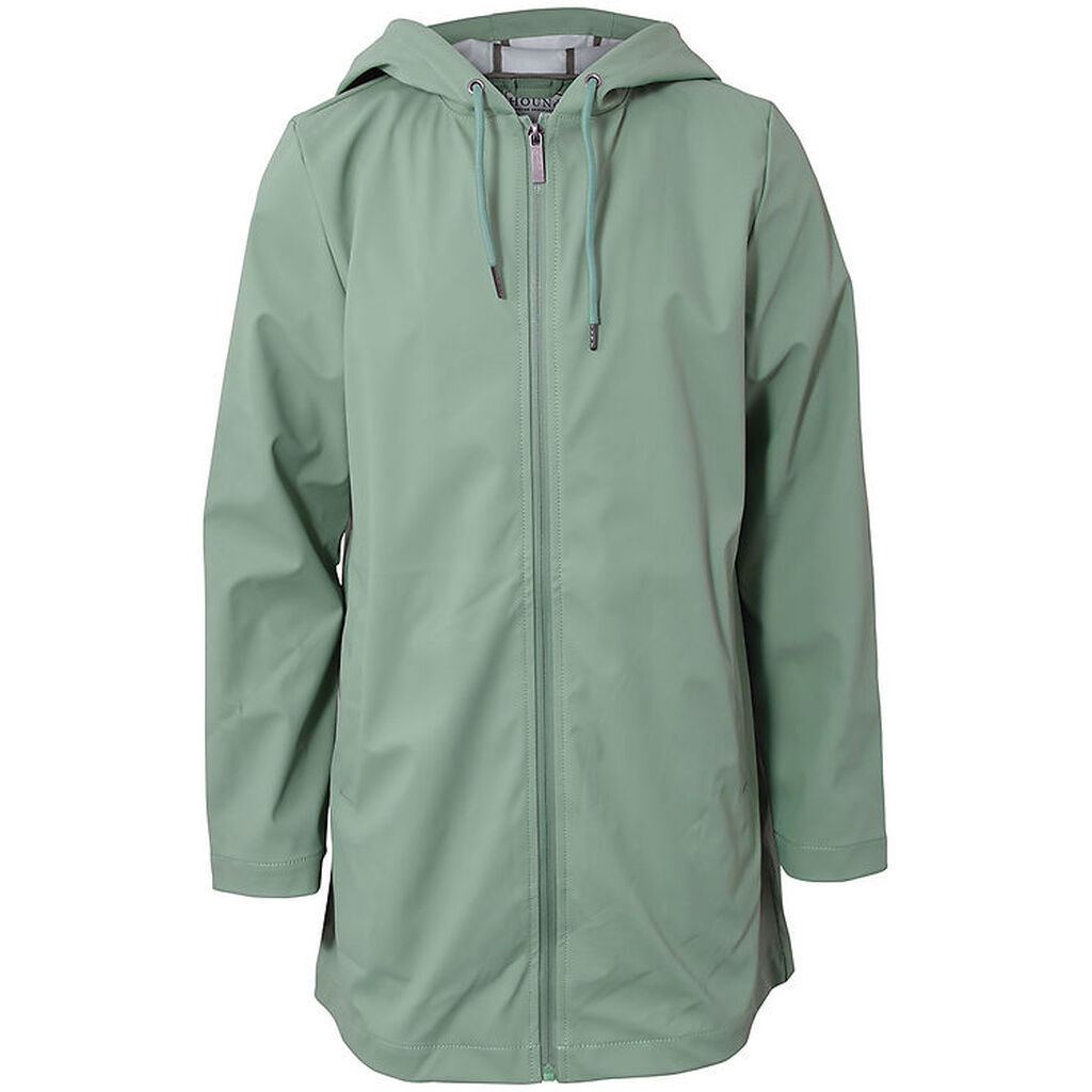 Hound Regnfrakke - PU - Støvet Grøn