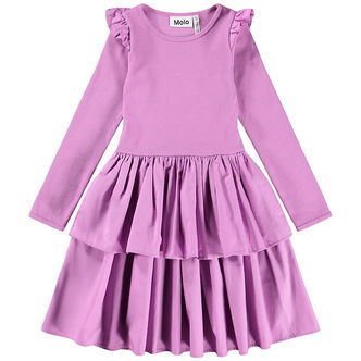 Molo Kjole - Rib - Cathi - Purple Ray
