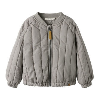 Lil' Atelier Bomberjakke - NmnLio - Mourning Dove m. Måne