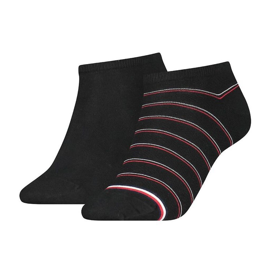 Tommy Hilfiger Ankelstrømper - 2-pak - Sort