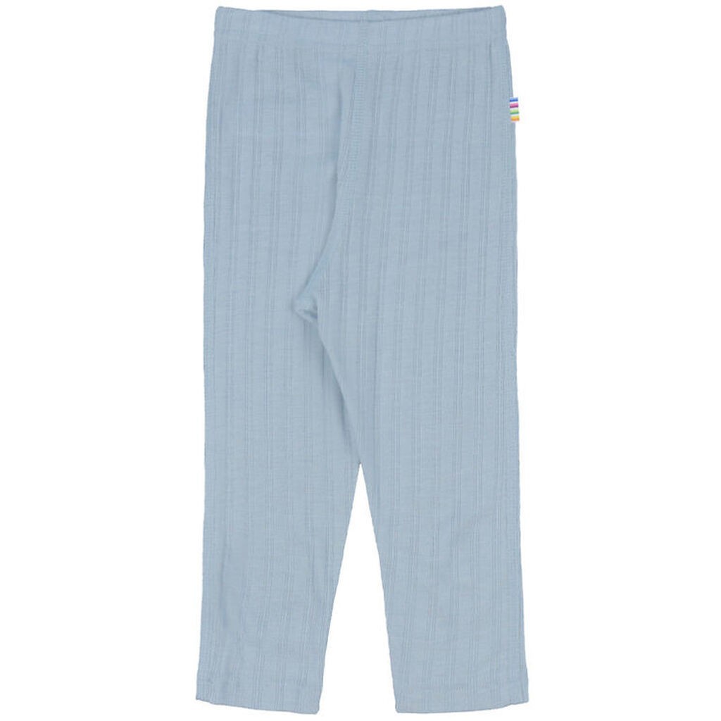 Joha Leggings - Uld/Silke - Støvet Blå