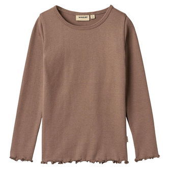 Wheat Bluse - Rib - Ida - Toffee Brown