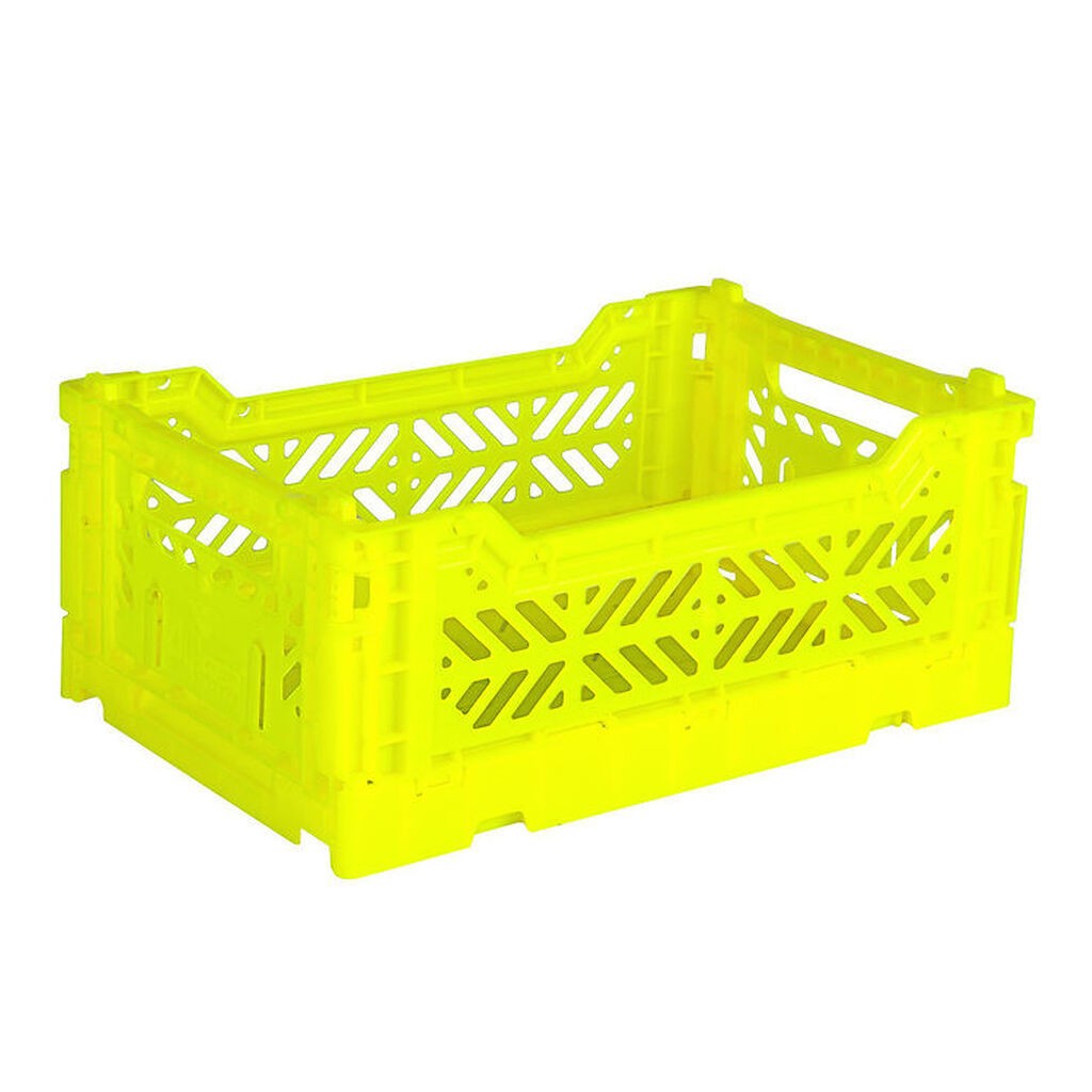 Aykasa Foldekasse - 27x17x11 cm - Mini - Neon Yellow