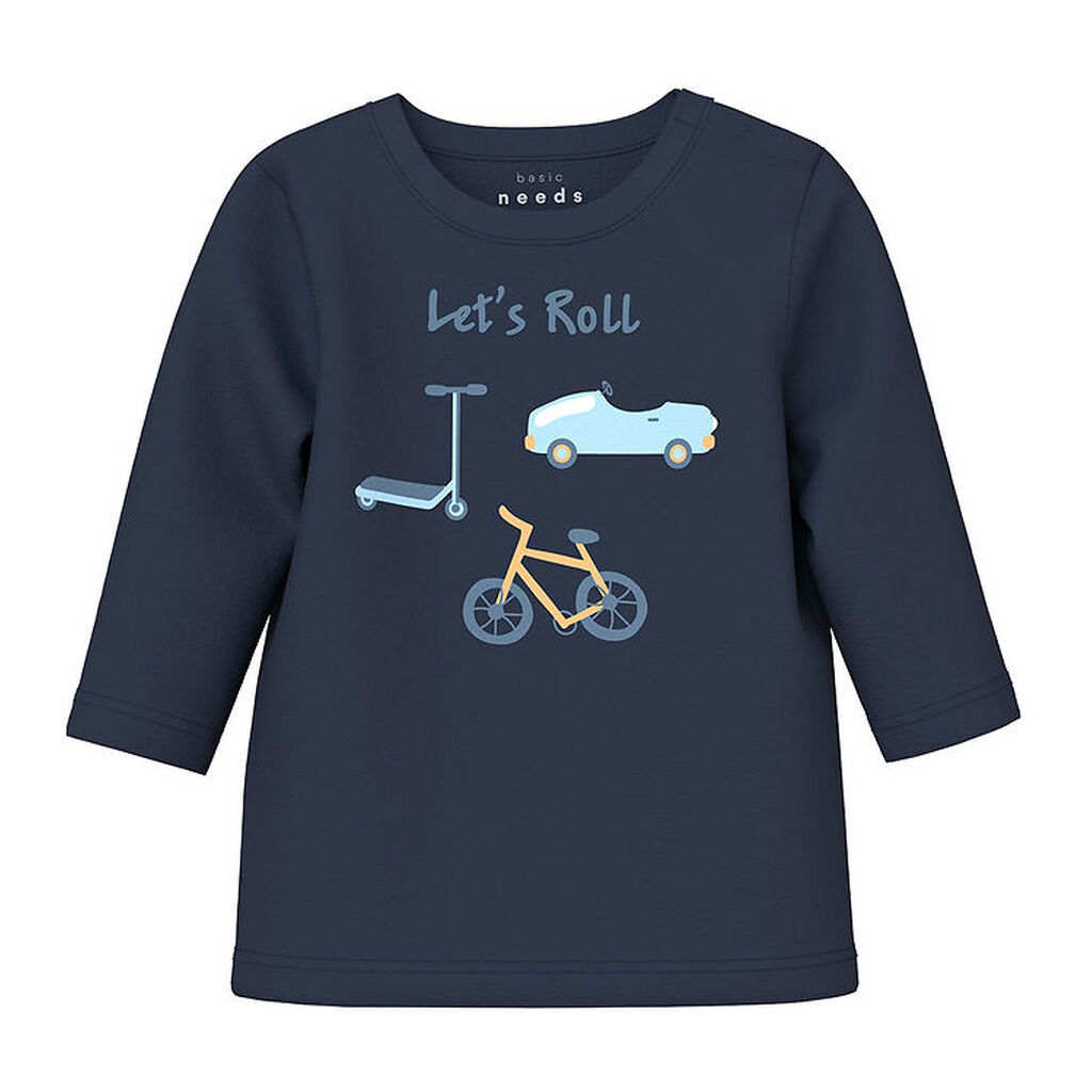 Name It Bluse - NbmVacion - Navy Blazer/Lets roll