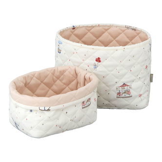 Cam Cam Opbevaringskurve - Quiltet - 22x15/24x17 cm - 2-pak - Ca