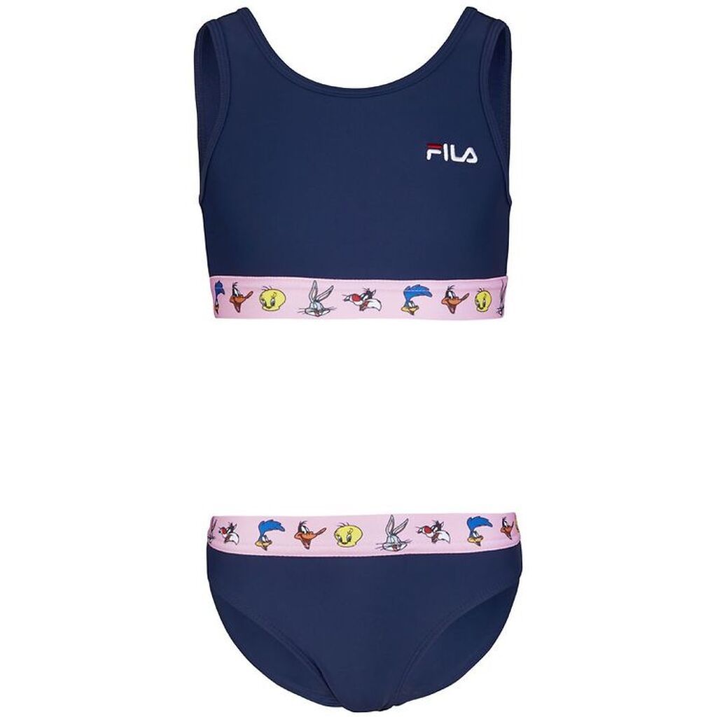 Fila Bikini - Lsben - Medieval Blue m. Looney Tunes