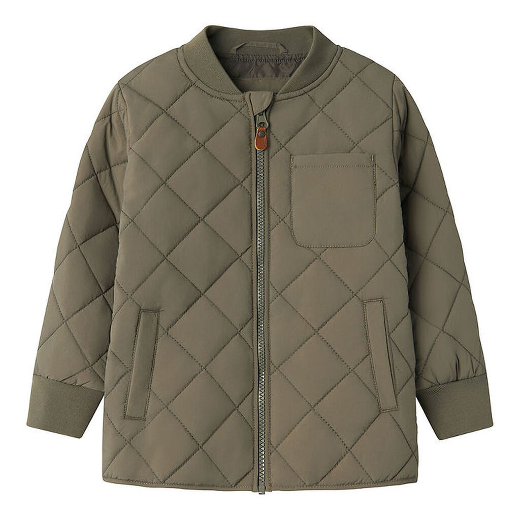 Name It Termojakke - NmmMarlin - Quilt - Dusty Olive