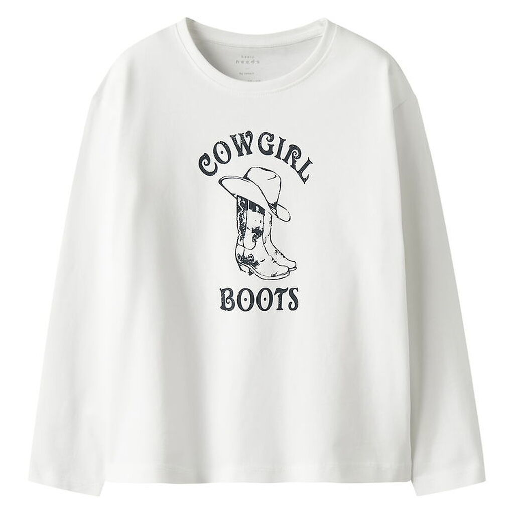 Name It Bluse - NkfVeen - Bright White/Boots