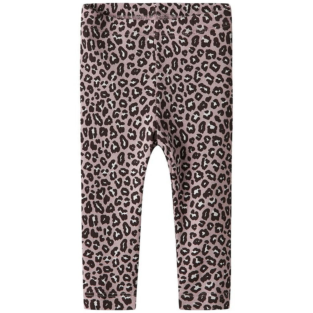 Name it Leggings - NbfLeoana - Burnished Lilac m. Leopardprint