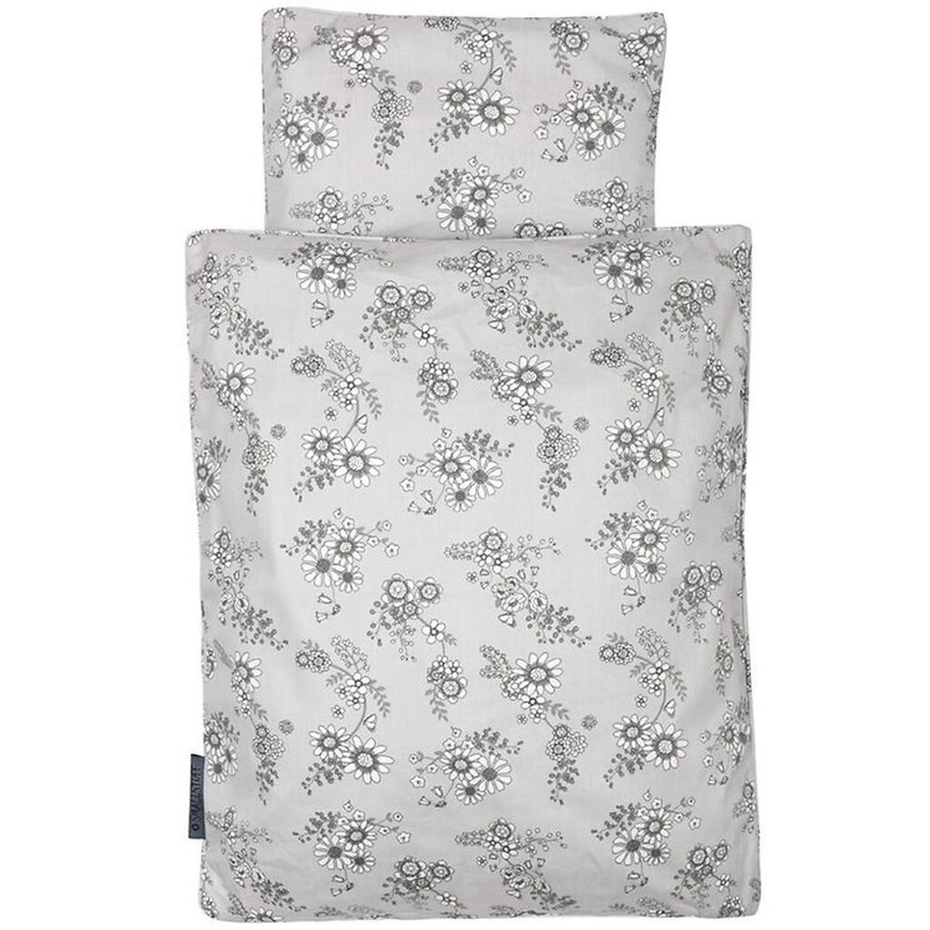 Smallstuff Dukkesengetøj - Flower Garden - Grå