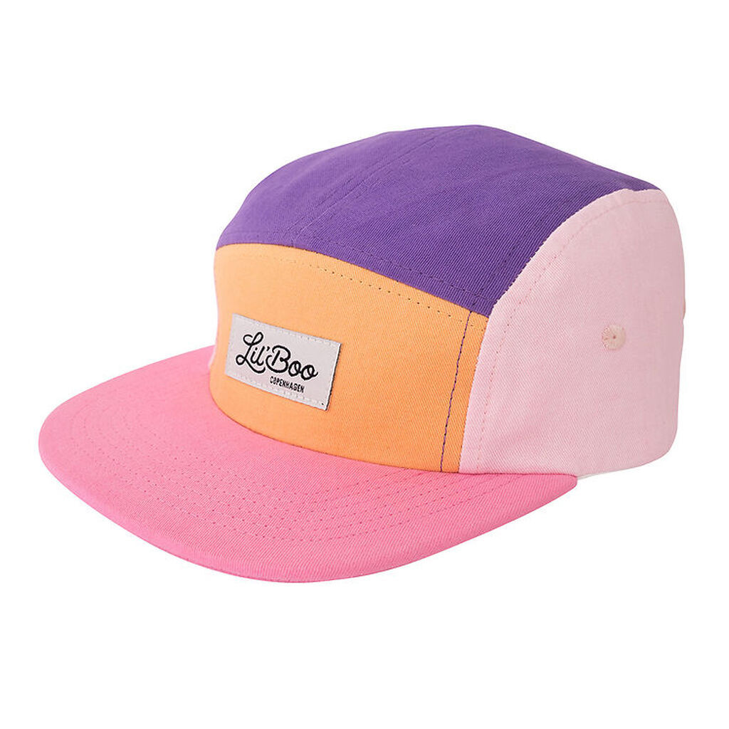 Lil' Boo Copenhagen Kasket - Block Pink/Purple 5 - Pink/Purple