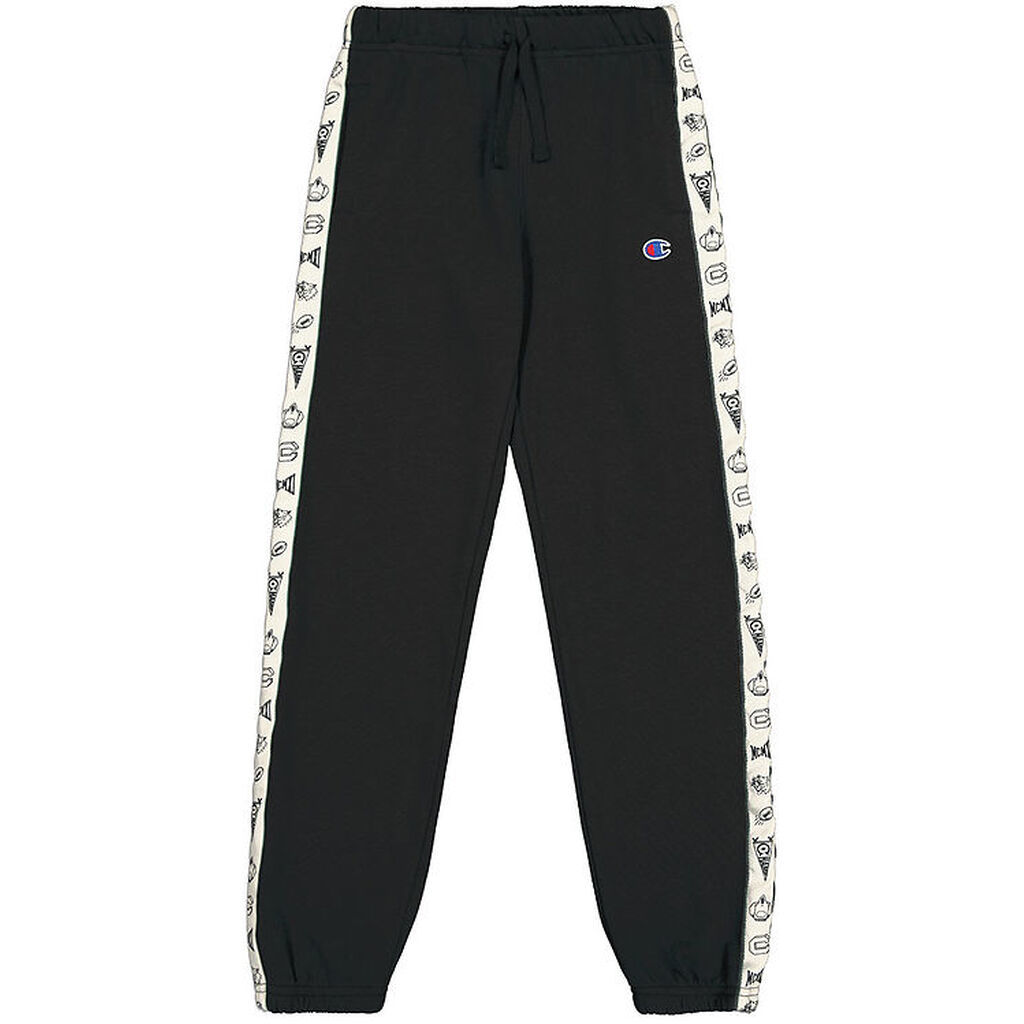 Champion Sweatpants - Elastic Cuff - Sort m. Print