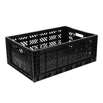 Aykasa Foldekasse - 60x40x22 cm - Maxi - Sort