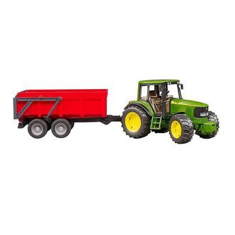 Bruder Traktor - John Deere 6920 m. Trailer - 02057