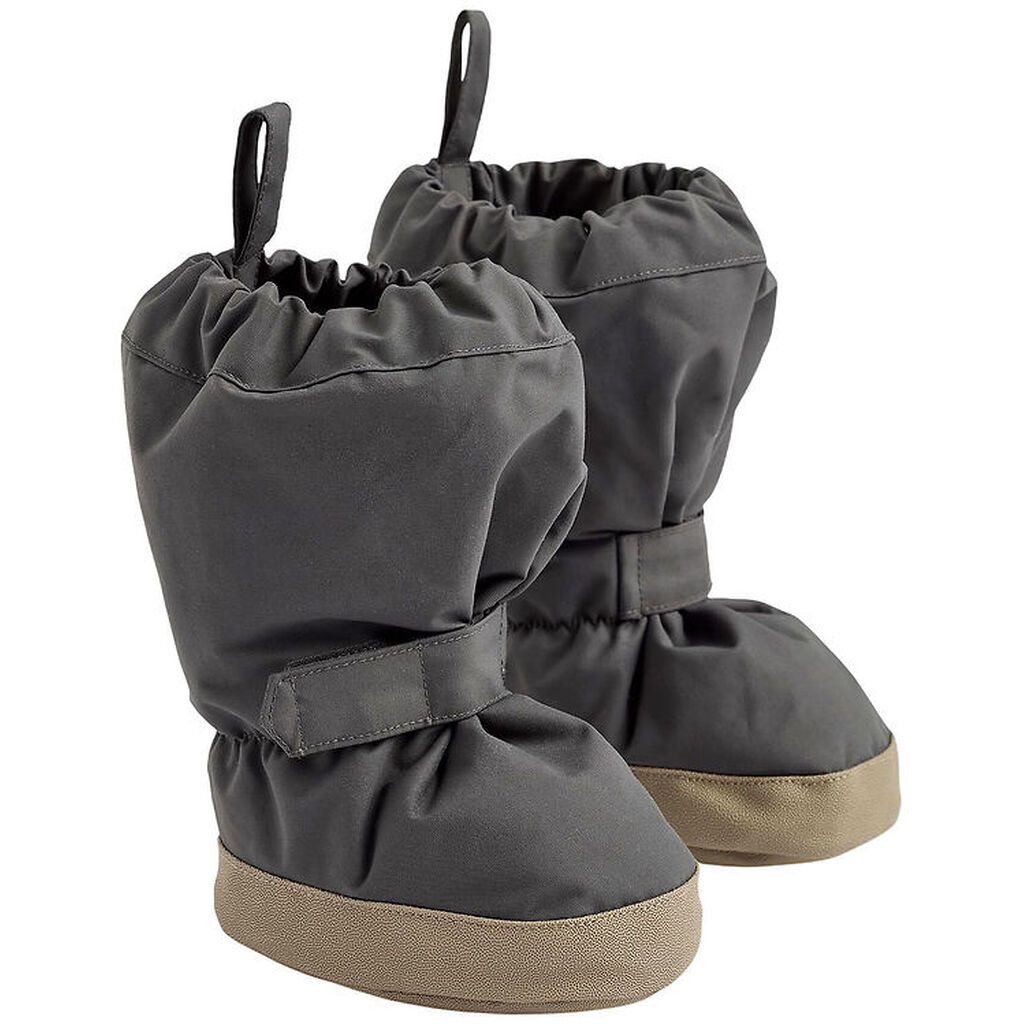 Wheat Overtrækssko m. Fleece - Black Sea