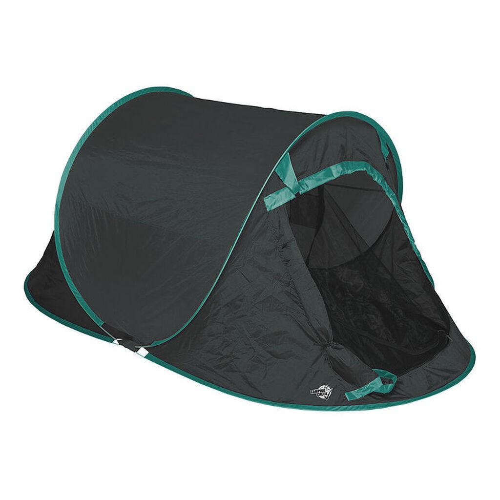 Camping Check Pop-Up Telt - 2 Personers - 220x120x85cm