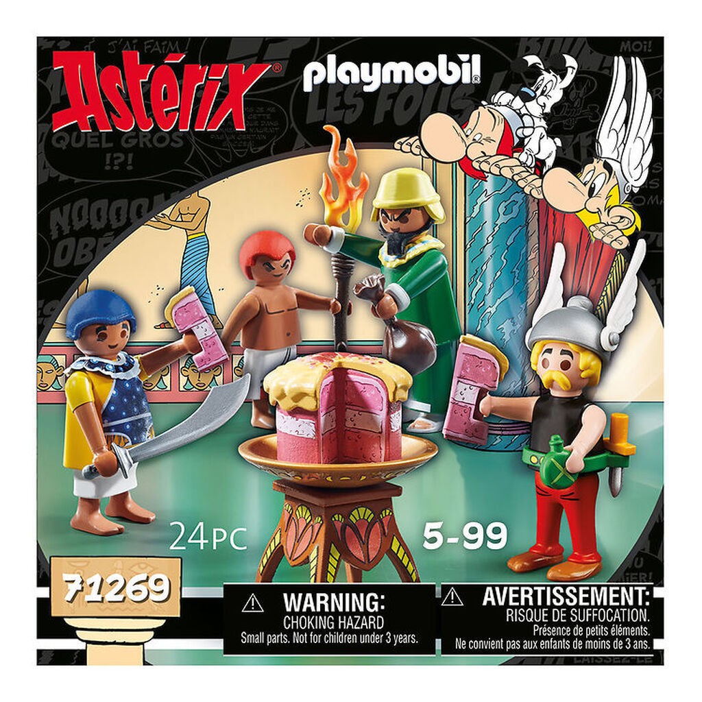 Playmobil Asterix - Criminalis' Forgiftede Kage - 24 Dele - 7126