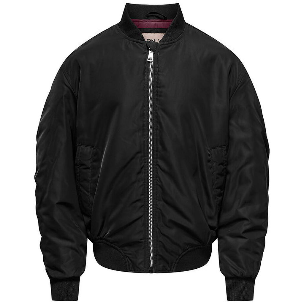 Kids Only Bomberjakke - KogMinna - Black/Mauve Wine