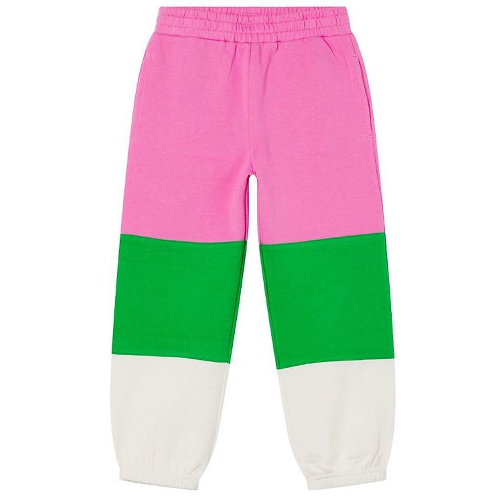 Stella McCartney Kids Sweatpants - Pink/Hvid/Grøn
